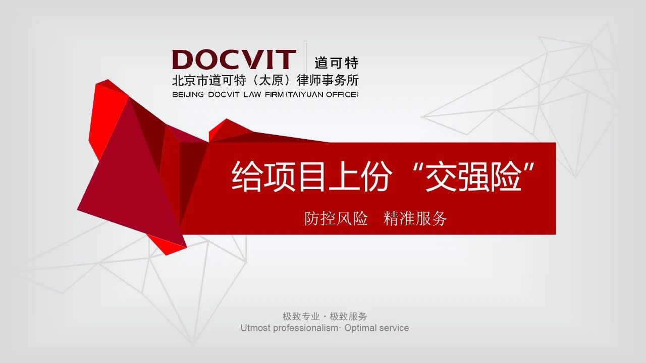 给项目上一份“交强险”