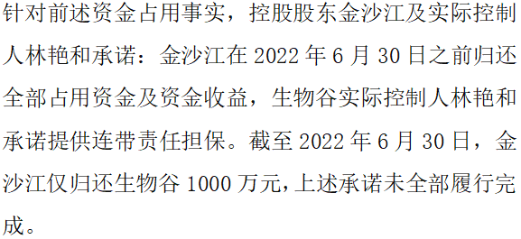 承诺未履行