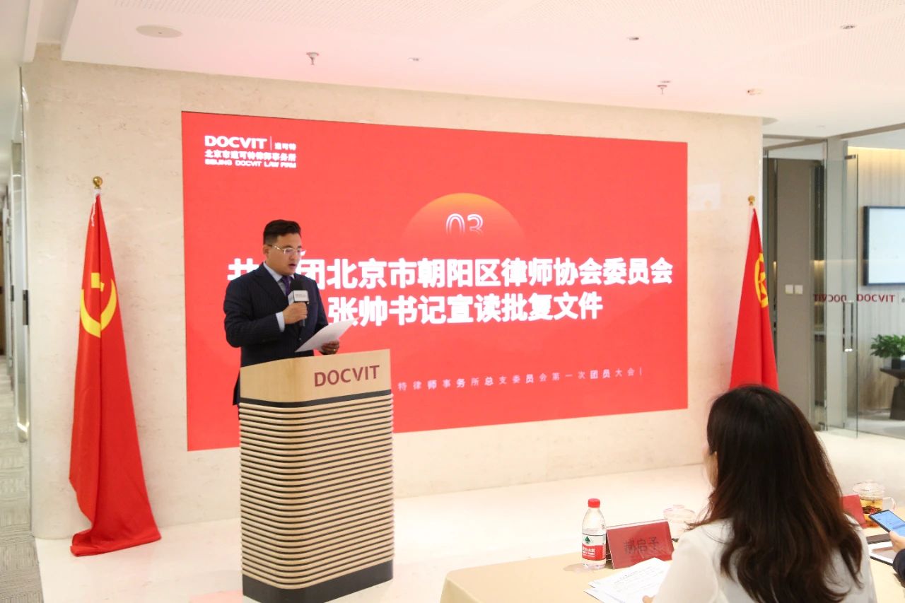 共青团北京市朝阳区律师协会委员会书记张帅