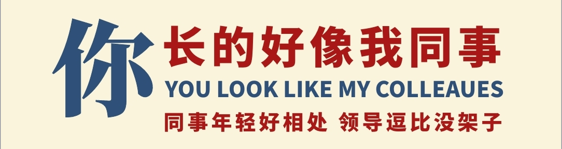 你长的好像我同事
