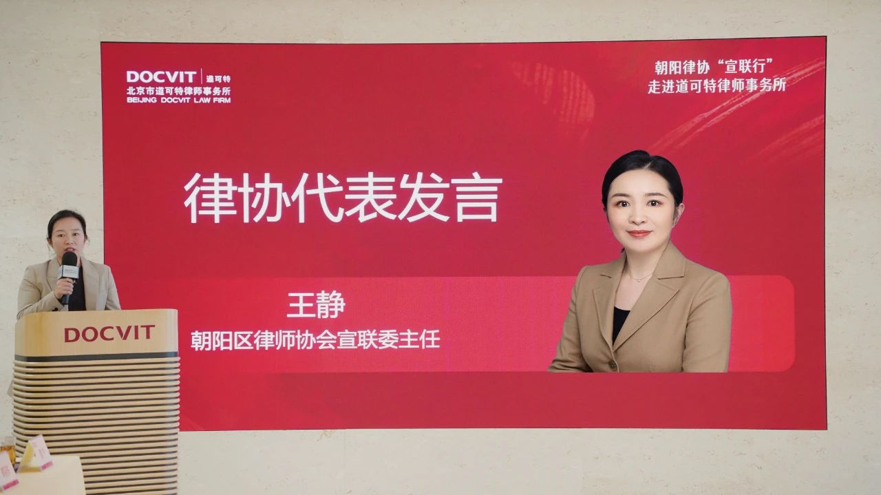 北京市朝阳区律师协会宣联委主任王静