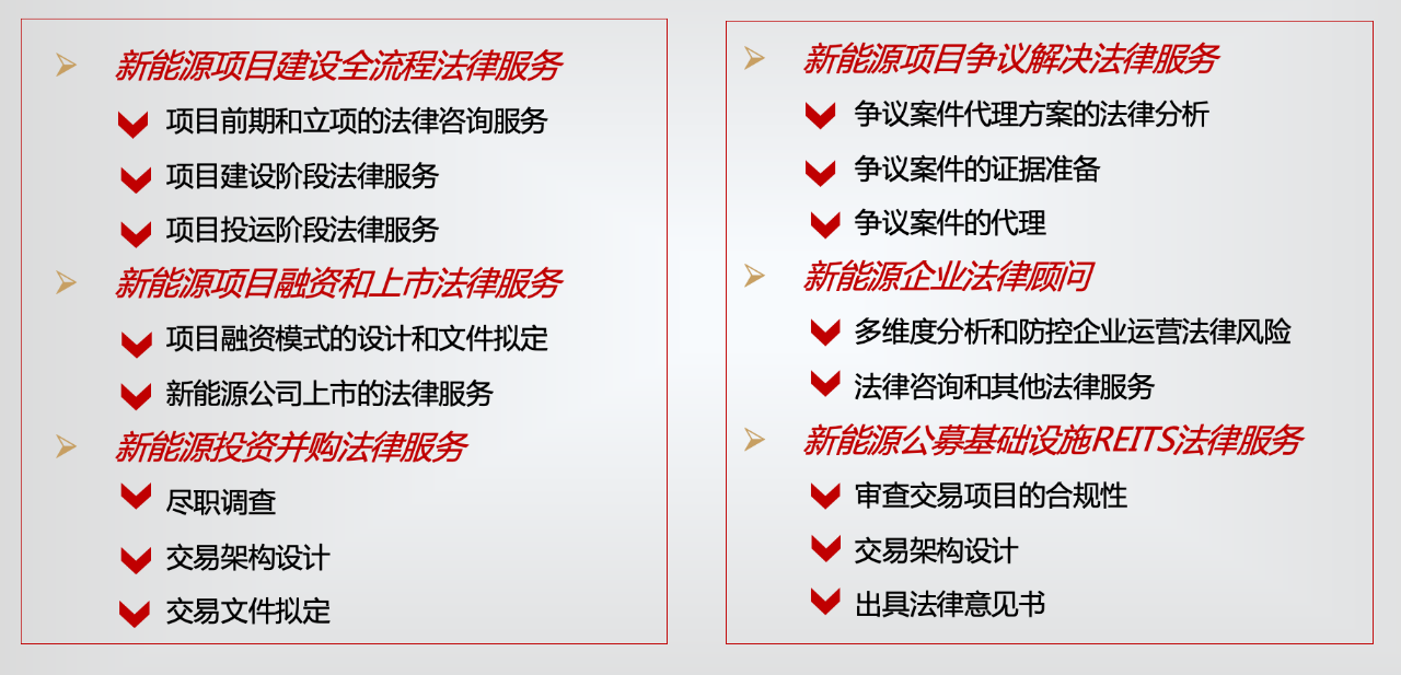 道可特新能源领域法律服务
